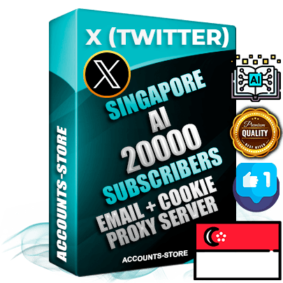 Professional Singapore PREMIUM X (Twitter) accounts of manual registration and farming for the ARTIFICIAL INTELLIGENCE niche with high trust history photos and tweets — fully themed and optimized for ARTIFICIAL INTELLIGENCE advertising and promotion — 20000 niche-related live active followers 2009–2014 registration year Verified Email (Included) + Cookie JSON for secure import and login to the account + User Agent + High-quality filling (Photo Header Posts). Fully ready for targeted campaigns and ad launches from any country. Perfectly hold ads without bans. Ideal for any earning schemes affiliate promotions and marketing projects. Quality unlimited IPv4 proxy server included. Professional Singapore PREMIUM X (Twitter) accounts of manual registration and farming for the ARTIFICIAL INTELLIGENCE niche with high trust history photos and tweets — fully themed and optimized for ARTIFICIAL INTELLIGENCE advertising and promotion — 20000 niche-related live active followers 2009–2014 registration year Verified Email (Included) + Cookie JSON for secure import and login to the account + User Agent + High-quality filling (Photo Header Posts). Fully ready for targeted campaigns and ad launches from any country. Perfectly hold ads without bans. Ideal for any earning schemes affiliate promotions and marketing projects. Quality unlimited IPv4 proxy server included.