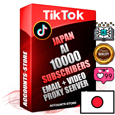 Professional Japanese PREMIUM TikTok accounts of manual registration and farming for the ARTIFICIAL INTELLIGENCE niche with high trust history profile photos and videos — fully themed and optimized for ARTIFICIAL INTELLIGENCE advertising and promotion — 10000 niche-related live active subscribers 2018–2022 registration years Verified Email (included) + Cookie JSON for secure import and login to the account + User Agent + high-quality content filling (profile photo banner and videos). Fully ready for targeted campaigns and ad launches from any country. Perfectly holds ads without bans. Ideal for any earning schemes affiliate promotions and marketing projects. Quality unlimited IPv4 proxy server included. Professional Japanese PREMIUM TikTok accounts of manual registration and farming for the ARTIFICIAL INTELLIGENCE niche with high trust history profile photos and videos — fully themed and optimized for ARTIFICIAL INTELLIGENCE advertising and promotion — 10000 niche-related live active subscribers 2018–2022 registration years Verified Email (included) + Cookie JSON for secure import and login to the account + User Agent + high-quality content filling (profile photo banner and videos). Fully ready for targeted campaigns and ad launches from any country. Perfectly holds ads without bans. Ideal for any earning schemes affiliate promotions and marketing projects. Quality unlimited IPv4 proxy server included.