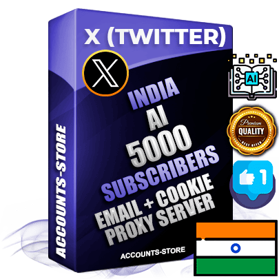 Professional Indian PREMIUM X (Twitter) accounts of manual registration and farming for the ARTIFICIAL INTELLIGENCE niche with high trust history photos and tweets — fully themed and optimized for ARTIFICIAL INTELLIGENCE advertising and promotion — 5000 niche-related live active followers 2009–2014 registration year Verified Email (Included) + Cookie JSON for secure import and login to the account + User Agent + High-quality filling (Photo Header Posts). Fully ready for targeted campaigns and ad launches from any country. Perfectly hold ads without bans. Ideal for any earning schemes affiliate promotions and marketing projects. Quality unlimited IPv4 proxy server included.