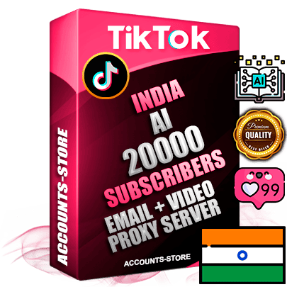 Professional Indian PREMIUM TikTok accounts of manual registration and farming for the ARTIFICIAL INTELLIGENCE niche with high trust history profile photos and videos — fully themed and optimized for ARTIFICIAL INTELLIGENCE advertising and promotion — 20000 niche-related live active subscribers 2018–2022 registration years Verified Email (included) + Cookie JSON for secure import and login to the account + User Agent + high-quality content filling (profile photo banner and videos). Fully ready for targeted campaigns and ad launches from any country. Perfectly holds ads without bans. Ideal for any earning schemes affiliate promotions and marketing projects. Quality unlimited IPv4 proxy server included. Professional Indian PREMIUM TikTok accounts of manual registration and farming for the ARTIFICIAL INTELLIGENCE niche with high trust history profile photos and videos — fully themed and optimized for ARTIFICIAL INTELLIGENCE advertising and promotion — 20000 niche-related live active subscribers 2018–2022 registration years Verified Email (included) + Cookie JSON for secure import and login to the account + User Agent + high-quality content filling (profile photo banner and videos). Fully ready for targeted campaigns and ad launches from any country. Perfectly holds ads without bans. Ideal for any earning schemes affiliate promotions and marketing projects. Quality unlimited IPv4 proxy server included.