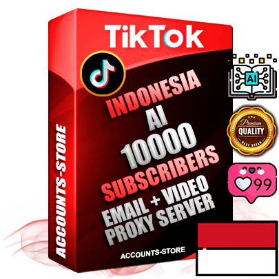 Professional Indonesian PREMIUM TikTok accounts of manual registration and farming for the ARTIFICIAL INTELLIGENCE niche with high trust history profile photos and videos — fully themed and optimized for ARTIFICIAL INTELLIGENCE advertising and promotion — 10000 niche-related live active subscribers 2018–2022 registration years Verified Email (included) + Cookie JSON for secure import and login to the account + User Agent + high-quality content filling (profile photo banner and videos). Fully ready for targeted campaigns and ad launches from any country. Perfectly holds ads without bans. Ideal for any earning schemes affiliate promotions and marketing projects. Quality unlimited IPv4 proxy server included. Professional Indonesian PREMIUM TikTok accounts of manual registration and farming for the ARTIFICIAL INTELLIGENCE niche with high trust history profile photos and videos — fully themed and optimized for ARTIFICIAL INTELLIGENCE advertising and promotion — 10000 niche-related live active subscribers 2018–2022 registration years Verified Email (included) + Cookie JSON for secure import and login to the account + User Agent + high-quality content filling (profile photo banner and videos). Fully ready for targeted campaigns and ad launches from any country. Perfectly holds ads without bans. Ideal for any earning schemes affiliate promotions and marketing projects. Quality unlimited IPv4 proxy server included.