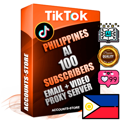 Professional Filipino PREMIUM TikTok accounts of manual registration and farming for the ARTIFICIAL INTELLIGENCE niche with high trust history profile photos and videos — fully themed and optimized for ARTIFICIAL INTELLIGENCE advertising and promotion — 100 niche-related live active subscribers 2018–2022 registration years Verified Email (included) + Cookie JSON for secure import and login to the account + User Agent + high-quality content filling (profile photo banner and videos). Fully ready for targeted campaigns and ad launches from any country. Perfectly holds ads without bans. Ideal for any earning schemes affiliate promotions and marketing projects. Quality unlimited IPv4 proxy server included.