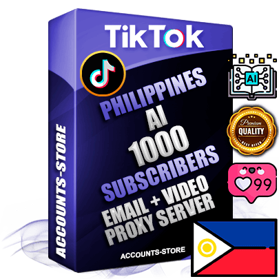Professional Filipino PREMIUM TikTok accounts of manual registration and farming for the ARTIFICIAL INTELLIGENCE niche with high trust history profile photos and videos — fully themed and optimized for ARTIFICIAL INTELLIGENCE advertising and promotion — 1000 niche-related live active subscribers 2018–2022 registration years Verified Email (included) + Cookie JSON for secure import and login to the account + User Agent + high-quality content filling (profile photo banner and videos). Fully ready for targeted campaigns and ad launches from any country. Perfectly holds ads without bans. Ideal for any earning schemes affiliate promotions and marketing projects. Quality unlimited IPv4 proxy server included.