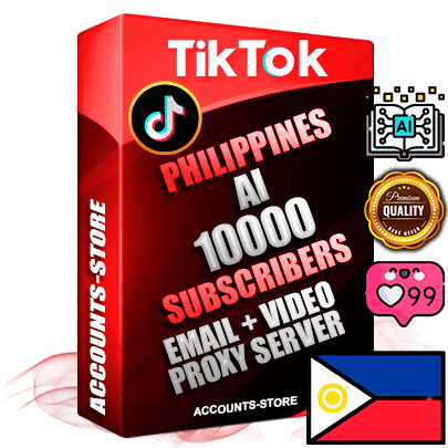 Professional Filipino PREMIUM TikTok accounts of manual registration and farming for the ARTIFICIAL INTELLIGENCE niche with high trust history profile photos and videos — fully themed and optimized for ARTIFICIAL INTELLIGENCE advertising and promotion — 10000 niche-related live active subscribers 2018–2022 registration years Verified Email (included) + Cookie JSON for secure import and login to the account + User Agent + high-quality content filling (profile photo banner and videos). Fully ready for targeted campaigns and ad launches from any country. Perfectly holds ads without bans. Ideal for any earning schemes affiliate promotions and marketing projects. Quality unlimited IPv4 proxy server included.