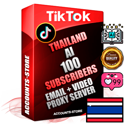Professional Thai PREMIUM TikTok accounts of manual registration and farming for the ARTIFICIAL INTELLIGENCE niche with high trust history profile photos and videos — fully themed and optimized for ARTIFICIAL INTELLIGENCE advertising and promotion — 100 niche-related live active subscribers 2018–2022 registration years Verified Email (included) + Cookie JSON for secure import and login to the account + User Agent + high-quality content filling (profile photo banner and videos). Fully ready for targeted campaigns and ad launches from any country. Perfectly holds ads without bans. Ideal for any earning schemes affiliate promotions and marketing projects. Quality unlimited IPv4 proxy server included.