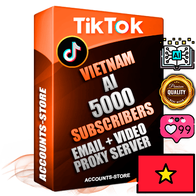 Professional Vietnamese PREMIUM TikTok accounts of manual registration and farming for the ARTIFICIAL INTELLIGENCE niche with high trust history profile photos and videos — fully themed and optimized for ARTIFICIAL INTELLIGENCE advertising and promotion — 5000 niche-related live active subscribers 2018–2022 registration years Verified Email (included) + Cookie JSON for secure import and login to the account + User Agent + high-quality content filling (profile photo banner and videos). Fully ready for targeted campaigns and ad launches from any country. Perfectly holds ads without bans. Ideal for any earning schemes affiliate promotions and marketing projects. Quality unlimited IPv4 proxy server included.