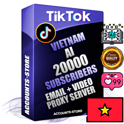 Professional Vietnamese PREMIUM TikTok accounts of manual registration and farming for the ARTIFICIAL INTELLIGENCE niche with high trust history profile photos and videos — fully themed and optimized for ARTIFICIAL INTELLIGENCE advertising and promotion — 20000 niche-related live active subscribers 2018–2022 registration years Verified Email (included) + Cookie JSON for secure import and login to the account + User Agent + high-quality content filling (profile photo banner and videos). Fully ready for targeted campaigns and ad launches from any country. Perfectly holds ads without bans. Ideal for any earning schemes affiliate promotions and marketing projects. Quality unlimited IPv4 proxy server included.