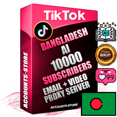 Professional Bangladeshi PREMIUM TikTok accounts of manual registration and farming for the ARTIFICIAL INTELLIGENCE niche with high trust history profile photos and videos — fully themed and optimized for ARTIFICIAL INTELLIGENCE advertising and promotion — 10000 niche-related live active subscribers 2018–2022 registration years Verified Email (included) + Cookie JSON for secure import and login to the account + User Agent + high-quality content filling (profile photo banner and videos). Fully ready for targeted campaigns and ad launches from any country. Perfectly holds ads without bans. Ideal for any earning schemes affiliate promotions and marketing projects. Quality unlimited IPv4 proxy server included.