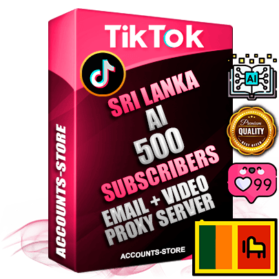 Professional Sri Lankan PREMIUM TikTok accounts of manual registration and farming for the ARTIFICIAL INTELLIGENCE niche with high trust history profile photos and videos — fully themed and optimized for ARTIFICIAL INTELLIGENCE advertising and promotion — 500 niche-related live active subscribers 2018–2022 registration years Verified Email (included) + Cookie JSON for secure import and login to the account + User Agent + high-quality content filling (profile photo banner and videos). Fully ready for targeted campaigns and ad launches from any country. Perfectly holds ads without bans. Ideal for any earning schemes affiliate promotions and marketing projects. Quality unlimited IPv4 proxy server included.