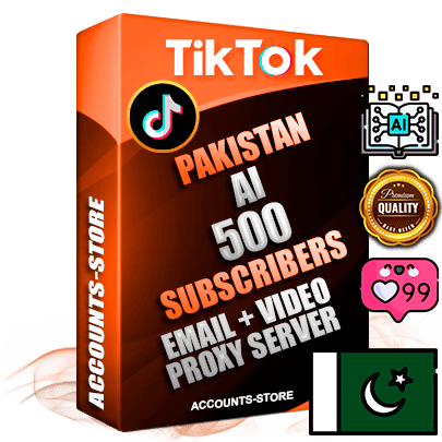 Professional Pakistani PREMIUM TikTok accounts of manual registration and farming for the ARTIFICIAL INTELLIGENCE niche with high trust history profile photos and videos — fully themed and optimized for ARTIFICIAL INTELLIGENCE advertising and promotion — 500 niche-related live active subscribers 2018–2022 registration years Verified Email (included) + Cookie JSON for secure import and login to the account + User Agent + high-quality content filling (profile photo banner and videos). Fully ready for targeted campaigns and ad launches from any country. Perfectly holds ads without bans. Ideal for any earning schemes affiliate promotions and marketing projects. Quality unlimited IPv4 proxy server included.