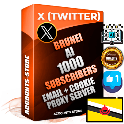 Professional Brunei PREMIUM X (Twitter) accounts of manual registration and farming for the ARTIFICIAL INTELLIGENCE niche with high trust history photos and tweets — fully themed and optimized for ARTIFICIAL INTELLIGENCE advertising and promotion — 1000 niche-related live active followers 2009–2014 registration year Verified Email (Included) + Cookie JSON for secure import and login to the account + User Agent + High-quality filling (Photo Header Posts). Fully ready for targeted campaigns and ad launches from any country. Perfectly hold ads without bans. Ideal for any earning schemes affiliate promotions and marketing projects. Quality unlimited IPv4 proxy server included. Professional Brunei PREMIUM X (Twitter) accounts of manual registration and farming for the ARTIFICIAL INTELLIGENCE niche with high trust history photos and tweets — fully themed and optimized for ARTIFICIAL INTELLIGENCE advertising and promotion — 1000 niche-related live active followers 2009–2014 registration year Verified Email (Included) + Cookie JSON for secure import and login to the account + User Agent + High-quality filling (Photo Header Posts). Fully ready for targeted campaigns and ad launches from any country. Perfectly hold ads without bans. Ideal for any earning schemes affiliate promotions and marketing projects. Quality unlimited IPv4 proxy server included.