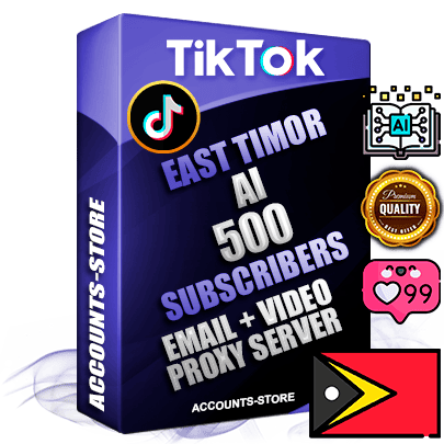 Professional Timorese PREMIUM TikTok accounts of manual registration and farming for the ARTIFICIAL INTELLIGENCE niche with high trust history profile photos and videos — fully themed and optimized for ARTIFICIAL INTELLIGENCE advertising and promotion — 500 niche-related live active subscribers 2018–2022 registration years Verified Email (included) + Cookie JSON for secure import and login to the account + User Agent + high-quality content filling (profile photo banner and videos). Fully ready for targeted campaigns and ad launches from any country. Perfectly holds ads without bans. Ideal for any earning schemes affiliate promotions and marketing projects. Quality unlimited IPv4 proxy server included.