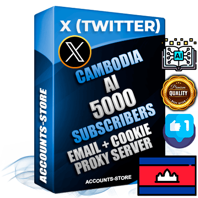 Professional Cambodian PREMIUM X (Twitter) accounts of manual registration and farming for the ARTIFICIAL INTELLIGENCE niche with high trust history photos and tweets — fully themed and optimized for ARTIFICIAL INTELLIGENCE advertising and promotion — 5000 niche-related live active followers 2009–2014 registration year Verified Email (Included) + Cookie JSON for secure import and login to the account + User Agent + High-quality filling (Photo Header Posts). Fully ready for targeted campaigns and ad launches from any country. Perfectly hold ads without bans. Ideal for any earning schemes affiliate promotions and marketing projects. Quality unlimited IPv4 proxy server included. Professional Cambodian PREMIUM X (Twitter) accounts of manual registration and farming for the ARTIFICIAL INTELLIGENCE niche with high trust history photos and tweets — fully themed and optimized for ARTIFICIAL INTELLIGENCE advertising and promotion — 5000 niche-related live active followers 2009–2014 registration year Verified Email (Included) + Cookie JSON for secure import and login to the account + User Agent + High-quality filling (Photo Header Posts). Fully ready for targeted campaigns and ad launches from any country. Perfectly hold ads without bans. Ideal for any earning schemes affiliate promotions and marketing projects. Quality unlimited IPv4 proxy server included.