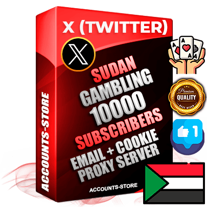 Professional Sudanese PREMIUM X (Twitter) accounts of manual registration and farming for the GAMBLING niche with high trust history photos and tweets — fully themed and optimized for GAMBLING advertising and promotion — 10000 niche-related live active followers 2009–2014 registration year Verified Email (Included) + Cookie JSON for secure import and login to the account + User Agent + High-quality filling (Photo Header Posts). Fully ready for targeted campaigns and ad launches from any country. Perfectly hold ads without bans. Ideal for any earning schemes affiliate promotions and marketing projects. Quality unlimited IPv4 proxy server included. Professional Sudanese PREMIUM X (Twitter) accounts of manual registration and farming for the GAMBLING niche with high trust history photos and tweets — fully themed and optimized for GAMBLING advertising and promotion — 10000 niche-related live active followers 2009–2014 registration year Verified Email (Included) + Cookie JSON for secure import and login to the account + User Agent + High-quality filling (Photo Header Posts). Fully ready for targeted campaigns and ad launches from any country. Perfectly hold ads without bans. Ideal for any earning schemes affiliate promotions and marketing projects. Quality unlimited IPv4 proxy server included.