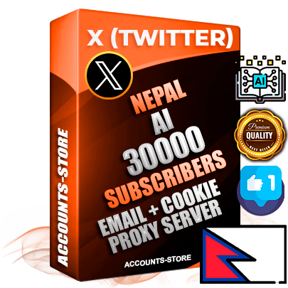Professional Nepalese PREMIUM X (Twitter) accounts of manual registration and farming for the ARTIFICIAL INTELLIGENCE niche with high trust history photos and tweets — fully themed and optimized for ARTIFICIAL INTELLIGENCE advertising and promotion — 30000 niche-related live active followers 2009–2014 registration year Verified Email (Included) + Cookie JSON for secure import and login to the account + User Agent + High-quality filling (Photo Header Posts). Fully ready for targeted campaigns and ad launches from any country. Perfectly hold ads without bans. Ideal for any earning schemes affiliate promotions and marketing projects. Quality unlimited IPv4 proxy server included. Professional Nepalese PREMIUM X (Twitter) accounts of manual registration and farming for the ARTIFICIAL INTELLIGENCE niche with high trust history photos and tweets — fully themed and optimized for ARTIFICIAL INTELLIGENCE advertising and promotion — 30000 niche-related live active followers 2009–2014 registration year Verified Email (Included) + Cookie JSON for secure import and login to the account + User Agent + High-quality filling (Photo Header Posts). Fully ready for targeted campaigns and ad launches from any country. Perfectly hold ads without bans. Ideal for any earning schemes affiliate promotions and marketing projects. Quality unlimited IPv4 proxy server included.