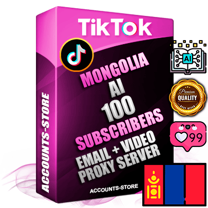 Professional Mongolian PREMIUM TikTok accounts of manual registration and farming for the ARTIFICIAL INTELLIGENCE niche with high trust history profile photos and videos — fully themed and optimized for ARTIFICIAL INTELLIGENCE advertising and promotion — 100 niche-related live active subscribers 2018–2022 registration years Verified Email (included) + Cookie JSON for secure import and login to the account + User Agent + high-quality content filling (profile photo banner and videos). Fully ready for targeted campaigns and ad launches from any country. Perfectly holds ads without bans. Ideal for any earning schemes affiliate promotions and marketing projects. Quality unlimited IPv4 proxy server included.