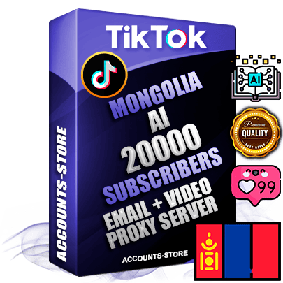 Professional Mongolian PREMIUM TikTok accounts of manual registration and farming for the ARTIFICIAL INTELLIGENCE niche with high trust history profile photos and videos — fully themed and optimized for ARTIFICIAL INTELLIGENCE advertising and promotion — 20000 niche-related live active subscribers 2018–2022 registration years Verified Email (included) + Cookie JSON for secure import and login to the account + User Agent + high-quality content filling (profile photo banner and videos). Fully ready for targeted campaigns and ad launches from any country. Perfectly holds ads without bans. Ideal for any earning schemes affiliate promotions and marketing projects. Quality unlimited IPv4 proxy server included.