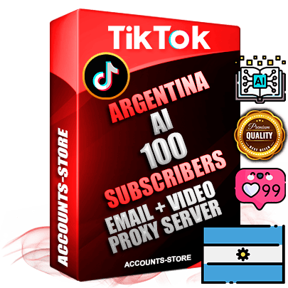 Professional Argentinian PREMIUM TikTok accounts of manual registration and farming for the ARTIFICIAL INTELLIGENCE niche with high trust history profile photos and videos — fully themed and optimized for ARTIFICIAL INTELLIGENCE advertising and promotion — 100 niche-related live active subscribers 2018–2022 registration years Verified Email (included) + Cookie JSON for secure import and login to the account + User Agent + high-quality content filling (profile photo banner and videos). Fully ready for targeted campaigns and ad launches from any country. Perfectly holds ads without bans. Ideal for any earning schemes affiliate promotions and marketing projects. Quality unlimited IPv4 proxy server included. Professional Argentinian PREMIUM TikTok accounts of manual registration and farming for the ARTIFICIAL INTELLIGENCE niche with high trust history profile photos and videos — fully themed and optimized for ARTIFICIAL INTELLIGENCE advertising and promotion — 100 niche-related live active subscribers 2018–2022 registration years Verified Email (included) + Cookie JSON for secure import and login to the account + User Agent + high-quality content filling (profile photo banner and videos). Fully ready for targeted campaigns and ad launches from any country. Perfectly holds ads without bans. Ideal for any earning schemes affiliate promotions and marketing projects. Quality unlimited IPv4 proxy server included.