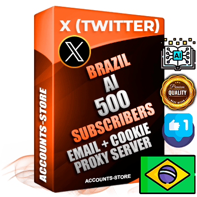 Professional Brazilian PREMIUM X (Twitter) accounts of manual registration and farming for the ARTIFICIAL INTELLIGENCE niche with high trust history photos and tweets — fully themed and optimized for ARTIFICIAL INTELLIGENCE advertising and promotion — 500 niche-related live active followers 2009–2014 registration year Verified Email (Included) + Cookie JSON for secure import and login to the account + User Agent + High-quality filling (Photo Header Posts). Fully ready for targeted campaigns and ad launches from any country. Perfectly hold ads without bans. Ideal for any earning schemes affiliate promotions and marketing projects. Quality unlimited IPv4 proxy server included.