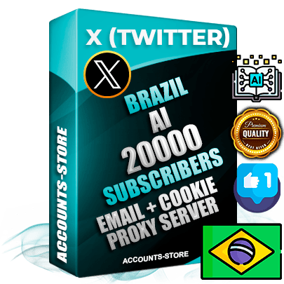 Professional Brazilian PREMIUM X (Twitter) accounts of manual registration and farming for the ARTIFICIAL INTELLIGENCE niche with high trust history photos and tweets — fully themed and optimized for ARTIFICIAL INTELLIGENCE advertising and promotion — 20000 niche-related live active followers 2009–2014 registration year Verified Email (Included) + Cookie JSON for secure import and login to the account + User Agent + High-quality filling (Photo Header Posts). Fully ready for targeted campaigns and ad launches from any country. Perfectly hold ads without bans. Ideal for any earning schemes affiliate promotions and marketing projects. Quality unlimited IPv4 proxy server included.