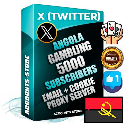 Professional Angolan PREMIUM X (Twitter) accounts of manual registration and farming for the GAMBLING niche with high trust history photos and tweets — fully themed and optimized for GAMBLING advertising and promotion — 5000 niche-related live active followers 2009–2014 registration year Verified Email (Included) + Cookie JSON for secure import and login to the account + User Agent + High-quality filling (Photo Header Posts). Fully ready for targeted campaigns and ad launches from any country. Perfectly hold ads without bans. Ideal for any earning schemes affiliate promotions and marketing projects. Quality unlimited IPv4 proxy server included.
