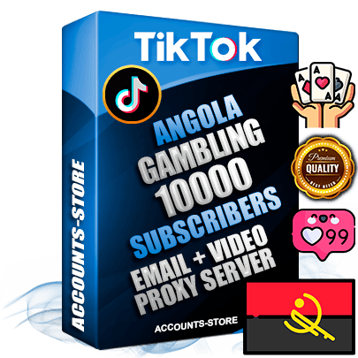 Professional Angolan PREMIUM TikTok accounts of manual registration and farming for the GAMBLING niche with high trust history profile photos and videos — fully themed and optimized for GAMBLING advertising and promotion — 10000 niche-related live active subscribers 2018–2022 registration years Verified Email (included) + Cookie JSON for secure import and login to the account + User Agent + high-quality content filling (profile photo banner and videos). Fully ready for targeted campaigns and ad launches from any country. Perfectly holds ads without bans. Ideal for any earning schemes affiliate promotions and marketing projects. Quality unlimited IPv4 proxy server included.
