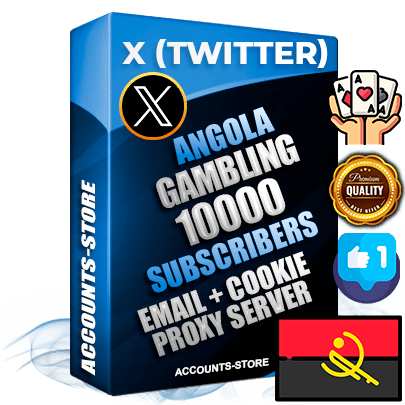 Professional Angolan PREMIUM X (Twitter) accounts of manual registration and farming for the GAMBLING niche with high trust history photos and tweets — fully themed and optimized for GAMBLING advertising and promotion — 10000 niche-related live active followers 2009–2014 registration year Verified Email (Included) + Cookie JSON for secure import and login to the account + User Agent + High-quality filling (Photo Header Posts). Fully ready for targeted campaigns and ad launches from any country. Perfectly hold ads without bans. Ideal for any earning schemes affiliate promotions and marketing projects. Quality unlimited IPv4 proxy server included. Professional Angolan PREMIUM X (Twitter) accounts of manual registration and farming for the GAMBLING niche with high trust history photos and tweets — fully themed and optimized for GAMBLING advertising and promotion — 10000 niche-related live active followers 2009–2014 registration year Verified Email (Included) + Cookie JSON for secure import and login to the account + User Agent + High-quality filling (Photo Header Posts). Fully ready for targeted campaigns and ad launches from any country. Perfectly hold ads without bans. Ideal for any earning schemes affiliate promotions and marketing projects. Quality unlimited IPv4 proxy server included.