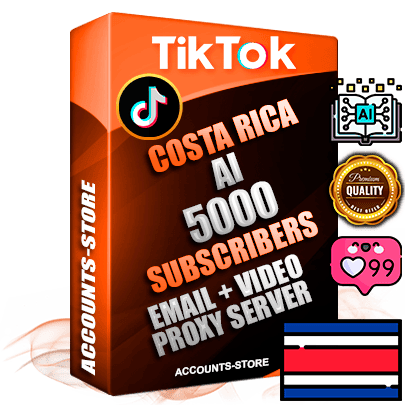 Professional Costa Rican PREMIUM TikTok accounts of manual registration and farming for the ARTIFICIAL INTELLIGENCE niche with high trust history profile photos and videos — fully themed and optimized for ARTIFICIAL INTELLIGENCE advertising and promotion — 5000 niche-related live active subscribers 2018–2022 registration years Verified Email (included) + Cookie JSON for secure import and login to the account + User Agent + high-quality content filling (profile photo banner and videos). Fully ready for targeted campaigns and ad launches from any country. Perfectly holds ads without bans. Ideal for any earning schemes affiliate promotions and marketing projects. Quality unlimited IPv4 proxy server included.