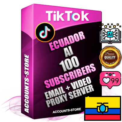 Professional Ecuadorian PREMIUM TikTok accounts of manual registration and farming for the ARTIFICIAL INTELLIGENCE niche with high trust history profile photos and videos — fully themed and optimized for ARTIFICIAL INTELLIGENCE advertising and promotion — 100 niche-related live active subscribers 2018–2022 registration years Verified Email (included) + Cookie JSON for secure import and login to the account + User Agent + high-quality content filling (profile photo banner and videos). Fully ready for targeted campaigns and ad launches from any country. Perfectly holds ads without bans. Ideal for any earning schemes affiliate promotions and marketing projects. Quality unlimited IPv4 proxy server included.