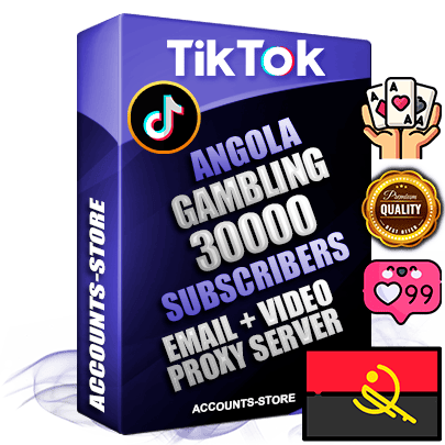 Professional Angolan PREMIUM TikTok accounts of manual registration and farming for the GAMBLING niche with high trust history profile photos and videos — fully themed and optimized for GAMBLING advertising and promotion — 30000 niche-related live active subscribers 2018–2022 registration years Verified Email (included) + Cookie JSON for secure import and login to the account + User Agent + high-quality content filling (profile photo banner and videos). Fully ready for targeted campaigns and ad launches from any country. Perfectly holds ads without bans. Ideal for any earning schemes affiliate promotions and marketing projects. Quality unlimited IPv4 proxy server included. Professional Angolan PREMIUM TikTok accounts of manual registration and farming for the GAMBLING niche with high trust history profile photos and videos — fully themed and optimized for GAMBLING advertising and promotion — 30000 niche-related live active subscribers 2018–2022 registration years Verified Email (included) + Cookie JSON for secure import and login to the account + User Agent + high-quality content filling (profile photo banner and videos). Fully ready for targeted campaigns and ad launches from any country. Perfectly holds ads without bans. Ideal for any earning schemes affiliate promotions and marketing projects. Quality unlimited IPv4 proxy server included.