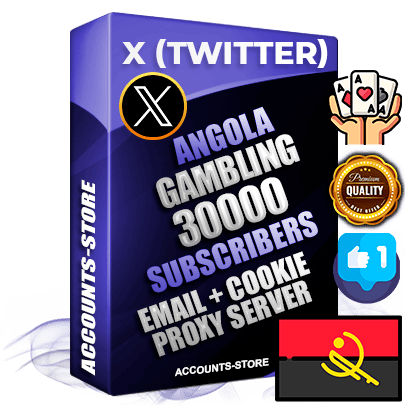 Professional Angolan PREMIUM X (Twitter) accounts of manual registration and farming for the GAMBLING niche with high trust history photos and tweets — fully themed and optimized for GAMBLING advertising and promotion — 30000 niche-related live active followers 2009–2014 registration year Verified Email (Included) + Cookie JSON for secure import and login to the account + User Agent + High-quality filling (Photo Header Posts). Fully ready for targeted campaigns and ad launches from any country. Perfectly hold ads without bans. Ideal for any earning schemes affiliate promotions and marketing projects. Quality unlimited IPv4 proxy server included. Professional Angolan PREMIUM X (Twitter) accounts of manual registration and farming for the GAMBLING niche with high trust history photos and tweets — fully themed and optimized for GAMBLING advertising and promotion — 30000 niche-related live active followers 2009–2014 registration year Verified Email (Included) + Cookie JSON for secure import and login to the account + User Agent + High-quality filling (Photo Header Posts). Fully ready for targeted campaigns and ad launches from any country. Perfectly hold ads without bans. Ideal for any earning schemes affiliate promotions and marketing projects. Quality unlimited IPv4 proxy server included.
