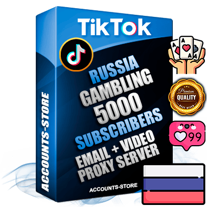 Professional Russian PREMIUM TikTok accounts of manual registration and farming for the GAMBLING niche with high trust history profile photos and videos — fully themed and optimized for GAMBLING advertising and promotion — 5000 niche-related live active subscribers 2018–2022 registration years Verified Email (included) + Cookie JSON for secure import and login to the account + User Agent + high-quality content filling (profile photo banner and videos). Fully ready for targeted campaigns and ad launches from any country. Perfectly holds ads without bans. Ideal for any earning schemes affiliate promotions and marketing projects. Quality unlimited IPv4 proxy server included.