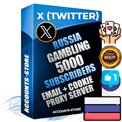 Professional Russian PREMIUM X (Twitter) accounts of manual registration and farming for the GAMBLING niche with high trust history photos and tweets — fully themed and optimized for GAMBLING advertising and promotion — 5000 niche-related live active followers 2009–2014 registration year Verified Email (Included) + Cookie JSON for secure import and login to the account + User Agent + High-quality filling (Photo Header Posts). Fully ready for targeted campaigns and ad launches from any country. Perfectly hold ads without bans. Ideal for any earning schemes affiliate promotions and marketing projects. Quality unlimited IPv4 proxy server included.