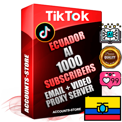 Professional Ecuadorian PREMIUM TikTok accounts of manual registration and farming for the ARTIFICIAL INTELLIGENCE niche with high trust history profile photos and videos — fully themed and optimized for ARTIFICIAL INTELLIGENCE advertising and promotion — 1000 niche-related live active subscribers 2018–2022 registration years Verified Email (included) + Cookie JSON for secure import and login to the account + User Agent + high-quality content filling (profile photo banner and videos). Fully ready for targeted campaigns and ad launches from any country. Perfectly holds ads without bans. Ideal for any earning schemes affiliate promotions and marketing projects. Quality unlimited IPv4 proxy server included. Professional Ecuadorian PREMIUM TikTok accounts of manual registration and farming for the ARTIFICIAL INTELLIGENCE niche with high trust history profile photos and videos — fully themed and optimized for ARTIFICIAL INTELLIGENCE advertising and promotion — 1000 niche-related live active subscribers 2018–2022 registration years Verified Email (included) + Cookie JSON for secure import and login to the account + User Agent + high-quality content filling (profile photo banner and videos). Fully ready for targeted campaigns and ad launches from any country. Perfectly holds ads without bans. Ideal for any earning schemes affiliate promotions and marketing projects. Quality unlimited IPv4 proxy server included.