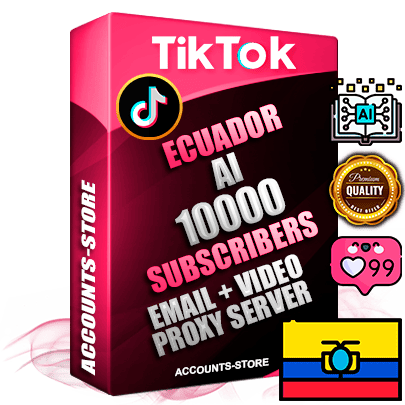 Professional Ecuadorian PREMIUM TikTok accounts of manual registration and farming for the ARTIFICIAL INTELLIGENCE niche with high trust history profile photos and videos — fully themed and optimized for ARTIFICIAL INTELLIGENCE advertising and promotion — 10000 niche-related live active subscribers 2018–2022 registration years Verified Email (included) + Cookie JSON for secure import and login to the account + User Agent + high-quality content filling (profile photo banner and videos). Fully ready for targeted campaigns and ad launches from any country. Perfectly holds ads without bans. Ideal for any earning schemes affiliate promotions and marketing projects. Quality unlimited IPv4 proxy server included. Professional Ecuadorian PREMIUM TikTok accounts of manual registration and farming for the ARTIFICIAL INTELLIGENCE niche with high trust history profile photos and videos — fully themed and optimized for ARTIFICIAL INTELLIGENCE advertising and promotion — 10000 niche-related live active subscribers 2018–2022 registration years Verified Email (included) + Cookie JSON for secure import and login to the account + User Agent + high-quality content filling (profile photo banner and videos). Fully ready for targeted campaigns and ad launches from any country. Perfectly holds ads without bans. Ideal for any earning schemes affiliate promotions and marketing projects. Quality unlimited IPv4 proxy server included.
