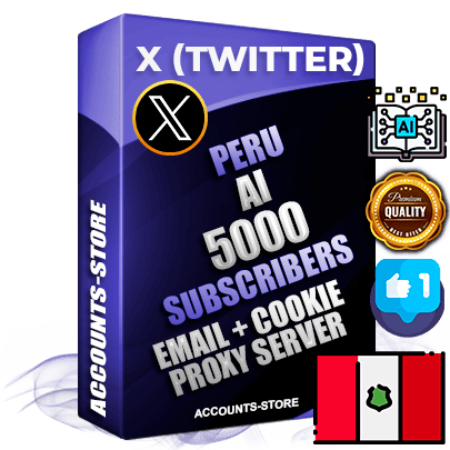 Professional Peruvian PREMIUM X (Twitter) accounts of manual registration and farming for the ARTIFICIAL INTELLIGENCE niche with high trust history photos and tweets — fully themed and optimized for ARTIFICIAL INTELLIGENCE advertising and promotion — 5000 niche-related live active followers 2009–2014 registration year Verified Email (Included) + Cookie JSON for secure import and login to the account + User Agent + High-quality filling (Photo Header Posts). Fully ready for targeted campaigns and ad launches from any country. Perfectly hold ads without bans. Ideal for any earning schemes affiliate promotions and marketing projects. Quality unlimited IPv4 proxy server included. Professional Peruvian PREMIUM X (Twitter) accounts of manual registration and farming for the ARTIFICIAL INTELLIGENCE niche with high trust history photos and tweets — fully themed and optimized for ARTIFICIAL INTELLIGENCE advertising and promotion — 5000 niche-related live active followers 2009–2014 registration year Verified Email (Included) + Cookie JSON for secure import and login to the account + User Agent + High-quality filling (Photo Header Posts). Fully ready for targeted campaigns and ad launches from any country. Perfectly hold ads without bans. Ideal for any earning schemes affiliate promotions and marketing projects. Quality unlimited IPv4 proxy server included.