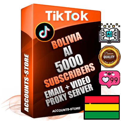 Professional Bolivian PREMIUM TikTok accounts of manual registration and farming for the ARTIFICIAL INTELLIGENCE niche with high trust history profile photos and videos — fully themed and optimized for ARTIFICIAL INTELLIGENCE advertising and promotion — 5000 niche-related live active subscribers 2018–2022 registration years Verified Email (included) + Cookie JSON for secure import and login to the account + User Agent + high-quality content filling (profile photo banner and videos). Fully ready for targeted campaigns and ad launches from any country. Perfectly holds ads without bans. Ideal for any earning schemes affiliate promotions and marketing projects. Quality unlimited IPv4 proxy server included.