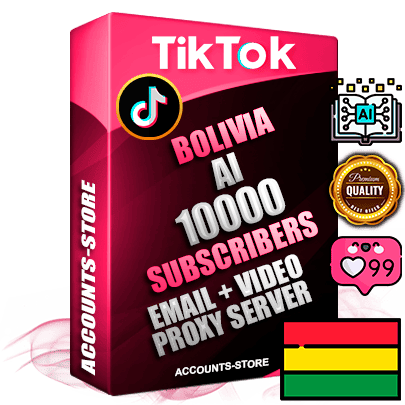 Professional Bolivian PREMIUM TikTok accounts of manual registration and farming for the ARTIFICIAL INTELLIGENCE niche with high trust history profile photos and videos — fully themed and optimized for ARTIFICIAL INTELLIGENCE advertising and promotion — 10000 niche-related live active subscribers 2018–2022 registration years Verified Email (included) + Cookie JSON for secure import and login to the account + User Agent + high-quality content filling (profile photo banner and videos). Fully ready for targeted campaigns and ad launches from any country. Perfectly holds ads without bans. Ideal for any earning schemes affiliate promotions and marketing projects. Quality unlimited IPv4 proxy server included.