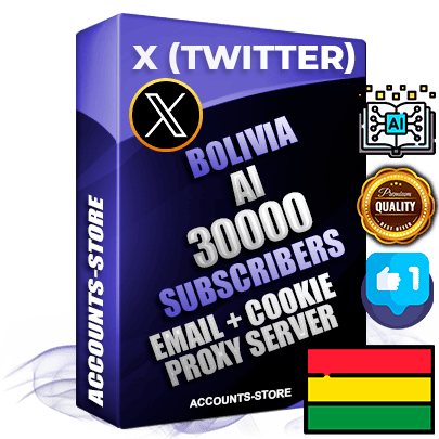 Professional Bolivian PREMIUM X (Twitter) accounts of manual registration and farming for the ARTIFICIAL INTELLIGENCE niche with high trust history photos and tweets — fully themed and optimized for ARTIFICIAL INTELLIGENCE advertising and promotion — 30000 niche-related live active followers 2009–2014 registration year Verified Email (Included) + Cookie JSON for secure import and login to the account + User Agent + High-quality filling (Photo Header Posts). Fully ready for targeted campaigns and ad launches from any country. Perfectly hold ads without bans. Ideal for any earning schemes affiliate promotions and marketing projects. Quality unlimited IPv4 proxy server included.