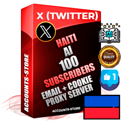 Professional Haitian PREMIUM X (Twitter) accounts of manual registration and farming for the ARTIFICIAL INTELLIGENCE niche with high trust history photos and tweets — fully themed and optimized for ARTIFICIAL INTELLIGENCE advertising and promotion — 100 niche-related live active followers 2009–2014 registration year Verified Email (Included) + Cookie JSON for secure import and login to the account + User Agent + High-quality filling (Photo Header Posts). Fully ready for targeted campaigns and ad launches from any country. Perfectly hold ads without bans. Ideal for any earning schemes affiliate promotions and marketing projects. Quality unlimited IPv4 proxy server included.