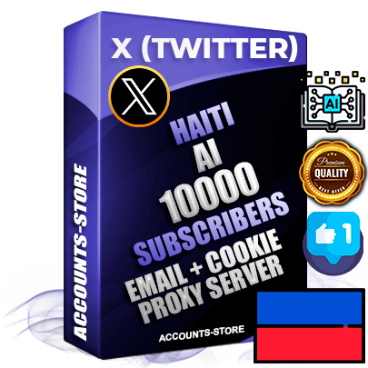 Professional Haitian PREMIUM X (Twitter) accounts of manual registration and farming for the ARTIFICIAL INTELLIGENCE niche with high trust history photos and tweets — fully themed and optimized for ARTIFICIAL INTELLIGENCE advertising and promotion — 10000 niche-related live active followers 2009–2014 registration year Verified Email (Included) + Cookie JSON for secure import and login to the account + User Agent + High-quality filling (Photo Header Posts). Fully ready for targeted campaigns and ad launches from any country. Perfectly hold ads without bans. Ideal for any earning schemes affiliate promotions and marketing projects. Quality unlimited IPv4 proxy server included. Professional Haitian PREMIUM X (Twitter) accounts of manual registration and farming for the ARTIFICIAL INTELLIGENCE niche with high trust history photos and tweets — fully themed and optimized for ARTIFICIAL INTELLIGENCE advertising and promotion — 10000 niche-related live active followers 2009–2014 registration year Verified Email (Included) + Cookie JSON for secure import and login to the account + User Agent + High-quality filling (Photo Header Posts). Fully ready for targeted campaigns and ad launches from any country. Perfectly hold ads without bans. Ideal for any earning schemes affiliate promotions and marketing projects. Quality unlimited IPv4 proxy server included.