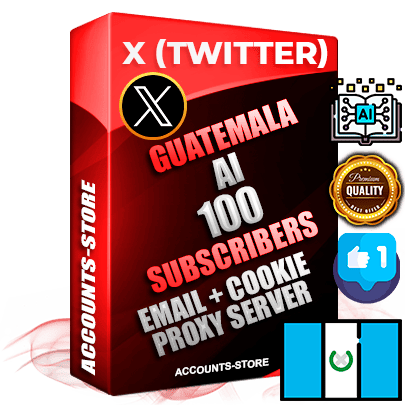 Professional Guatemalan PREMIUM X (Twitter) accounts of manual registration and farming for the ARTIFICIAL INTELLIGENCE niche with high trust history photos and tweets — fully themed and optimized for ARTIFICIAL INTELLIGENCE advertising and promotion — 100 niche-related live active followers 2009–2014 registration year Verified Email (Included) + Cookie JSON for secure import and login to the account + User Agent + High-quality filling (Photo Header Posts). Fully ready for targeted campaigns and ad launches from any country. Perfectly hold ads without bans. Ideal for any earning schemes affiliate promotions and marketing projects. Quality unlimited IPv4 proxy server included.