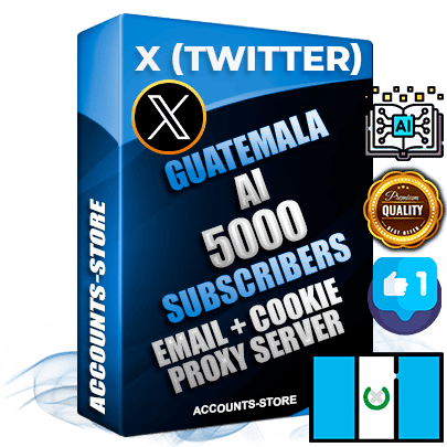 Professional Guatemalan PREMIUM X (Twitter) accounts of manual registration and farming for the ARTIFICIAL INTELLIGENCE niche with high trust history photos and tweets — fully themed and optimized for ARTIFICIAL INTELLIGENCE advertising and promotion — 5000 niche-related live active followers 2009–2014 registration year Verified Email (Included) + Cookie JSON for secure import and login to the account + User Agent + High-quality filling (Photo Header Posts). Fully ready for targeted campaigns and ad launches from any country. Perfectly hold ads without bans. Ideal for any earning schemes affiliate promotions and marketing projects. Quality unlimited IPv4 proxy server included. Professional Guatemalan PREMIUM X (Twitter) accounts of manual registration and farming for the ARTIFICIAL INTELLIGENCE niche with high trust history photos and tweets — fully themed and optimized for ARTIFICIAL INTELLIGENCE advertising and promotion — 5000 niche-related live active followers 2009–2014 registration year Verified Email (Included) + Cookie JSON for secure import and login to the account + User Agent + High-quality filling (Photo Header Posts). Fully ready for targeted campaigns and ad launches from any country. Perfectly hold ads without bans. Ideal for any earning schemes affiliate promotions and marketing projects. Quality unlimited IPv4 proxy server included.