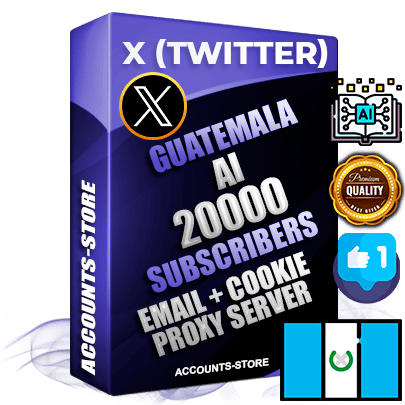 Professional Guatemalan PREMIUM X (Twitter) accounts of manual registration and farming for the ARTIFICIAL INTELLIGENCE niche with high trust history photos and tweets — fully themed and optimized for ARTIFICIAL INTELLIGENCE advertising and promotion — 20000 niche-related live active followers 2009–2014 registration year Verified Email (Included) + Cookie JSON for secure import and login to the account + User Agent + High-quality filling (Photo Header Posts). Fully ready for targeted campaigns and ad launches from any country. Perfectly hold ads without bans. Ideal for any earning schemes affiliate promotions and marketing projects. Quality unlimited IPv4 proxy server included.