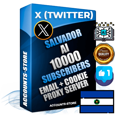 Professional Salvadoran PREMIUM X (Twitter) accounts of manual registration and farming for the ARTIFICIAL INTELLIGENCE niche with high trust history photos and tweets — fully themed and optimized for ARTIFICIAL INTELLIGENCE advertising and promotion — 10000 niche-related live active followers 2009–2014 registration year Verified Email (Included) + Cookie JSON for secure import and login to the account + User Agent + High-quality filling (Photo Header Posts). Fully ready for targeted campaigns and ad launches from any country. Perfectly hold ads without bans. Ideal for any earning schemes affiliate promotions and marketing projects. Quality unlimited IPv4 proxy server included. Professional Salvadoran PREMIUM X (Twitter) accounts of manual registration and farming for the ARTIFICIAL INTELLIGENCE niche with high trust history photos and tweets — fully themed and optimized for ARTIFICIAL INTELLIGENCE advertising and promotion — 10000 niche-related live active followers 2009–2014 registration year Verified Email (Included) + Cookie JSON for secure import and login to the account + User Agent + High-quality filling (Photo Header Posts). Fully ready for targeted campaigns and ad launches from any country. Perfectly hold ads without bans. Ideal for any earning schemes affiliate promotions and marketing projects. Quality unlimited IPv4 proxy server included.
