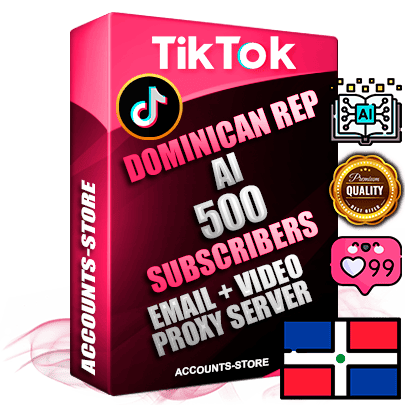 Professional Dominican PREMIUM TikTok accounts of manual registration and farming for the ARTIFICIAL INTELLIGENCE niche with high trust history profile photos and videos — fully themed and optimized for ARTIFICIAL INTELLIGENCE advertising and promotion — 500 niche-related live active subscribers 2018–2022 registration years Verified Email (included) + Cookie JSON for secure import and login to the account + User Agent + high-quality content filling (profile photo banner and videos). Fully ready for targeted campaigns and ad launches from any country. Perfectly holds ads without bans. Ideal for any earning schemes affiliate promotions and marketing projects. Quality unlimited IPv4 proxy server included. Professional Dominican PREMIUM TikTok accounts of manual registration and farming for the ARTIFICIAL INTELLIGENCE niche with high trust history profile photos and videos — fully themed and optimized for ARTIFICIAL INTELLIGENCE advertising and promotion — 500 niche-related live active subscribers 2018–2022 registration years Verified Email (included) + Cookie JSON for secure import and login to the account + User Agent + high-quality content filling (profile photo banner and videos). Fully ready for targeted campaigns and ad launches from any country. Perfectly holds ads without bans. Ideal for any earning schemes affiliate promotions and marketing projects. Quality unlimited IPv4 proxy server included.