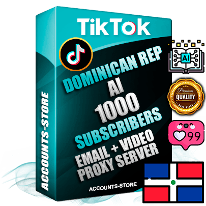 Professional Dominican PREMIUM TikTok accounts of manual registration and farming for the ARTIFICIAL INTELLIGENCE niche with high trust history profile photos and videos — fully themed and optimized for ARTIFICIAL INTELLIGENCE advertising and promotion — 1000 niche-related live active subscribers 2018–2022 registration years Verified Email (included) + Cookie JSON for secure import and login to the account + User Agent + high-quality content filling (profile photo banner and videos). Fully ready for targeted campaigns and ad launches from any country. Perfectly holds ads without bans. Ideal for any earning schemes affiliate promotions and marketing projects. Quality unlimited IPv4 proxy server included.