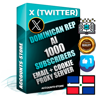 Professional Dominican PREMIUM X (Twitter) accounts of manual registration and farming for the ARTIFICIAL INTELLIGENCE niche with high trust history photos and tweets — fully themed and optimized for ARTIFICIAL INTELLIGENCE advertising and promotion — 1000 niche-related live active followers 2009–2014 registration year Verified Email (Included) + Cookie JSON for secure import and login to the account + User Agent + High-quality filling (Photo Header Posts). Fully ready for targeted campaigns and ad launches from any country. Perfectly hold ads without bans. Ideal for any earning schemes affiliate promotions and marketing projects. Quality unlimited IPv4 proxy server included. Professional Dominican PREMIUM X (Twitter) accounts of manual registration and farming for the ARTIFICIAL INTELLIGENCE niche with high trust history photos and tweets — fully themed and optimized for ARTIFICIAL INTELLIGENCE advertising and promotion — 1000 niche-related live active followers 2009–2014 registration year Verified Email (Included) + Cookie JSON for secure import and login to the account + User Agent + High-quality filling (Photo Header Posts). Fully ready for targeted campaigns and ad launches from any country. Perfectly hold ads without bans. Ideal for any earning schemes affiliate promotions and marketing projects. Quality unlimited IPv4 proxy server included.