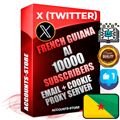 Professional Guiana PREMIUM X (Twitter) accounts of manual registration and farming for the ARTIFICIAL INTELLIGENCE niche with high trust history photos and tweets — fully themed and optimized for ARTIFICIAL INTELLIGENCE advertising and promotion — 10000 niche-related live active followers 2009–2014 registration year Verified Email (Included) + Cookie JSON for secure import and login to the account + User Agent + High-quality filling (Photo Header Posts). Fully ready for targeted campaigns and ad launches from any country. Perfectly hold ads without bans. Ideal for any earning schemes affiliate promotions and marketing projects. Quality unlimited IPv4 proxy server included. Professional Guiana PREMIUM X (Twitter) accounts of manual registration and farming for the ARTIFICIAL INTELLIGENCE niche with high trust history photos and tweets — fully themed and optimized for ARTIFICIAL INTELLIGENCE advertising and promotion — 10000 niche-related live active followers 2009–2014 registration year Verified Email (Included) + Cookie JSON for secure import and login to the account + User Agent + High-quality filling (Photo Header Posts). Fully ready for targeted campaigns and ad launches from any country. Perfectly hold ads without bans. Ideal for any earning schemes affiliate promotions and marketing projects. Quality unlimited IPv4 proxy server included.