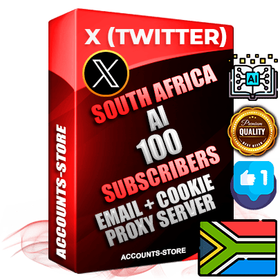 Professional South African PREMIUM X (Twitter) accounts of manual registration and farming for the ARTIFICIAL INTELLIGENCE niche with high trust history photos and tweets — fully themed and optimized for ARTIFICIAL INTELLIGENCE advertising and promotion — 100 niche-related live active followers 2009–2014 registration year Verified Email (Included) + Cookie JSON for secure import and login to the account + User Agent + High-quality filling (Photo Header Posts). Fully ready for targeted campaigns and ad launches from any country. Perfectly hold ads without bans. Ideal for any earning schemes affiliate promotions and marketing projects. Quality unlimited IPv4 proxy server included.